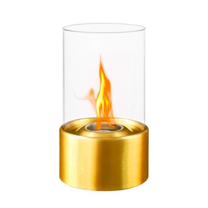 Chimenea de bioetanol de sobremesa para interior/exterior Marsiglia - Oro