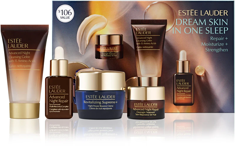 Kit Inicial Estée Lauder Dream Skin in One Sleep - Conjunto de Presente para Dormir