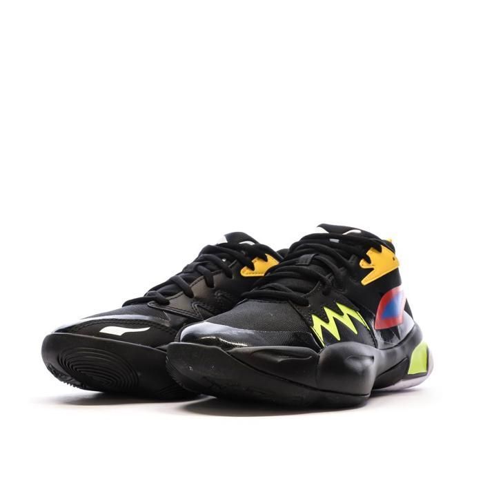 Puma Genetics Junior zwarte basketbalschoenen