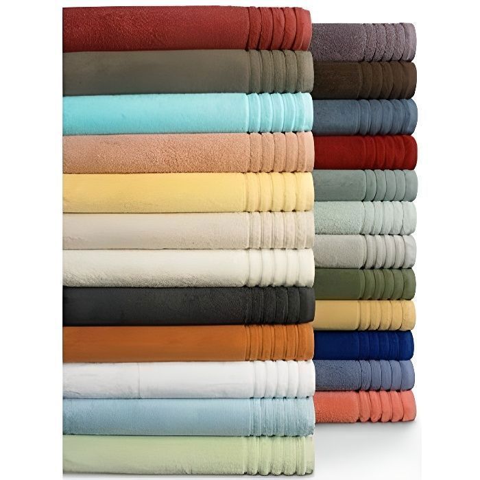 Draps de Bain - Hôtel Spa - Zéro Twist - 100% Coton - 65x110 cm à 70x140 cm - 400 gr/m²