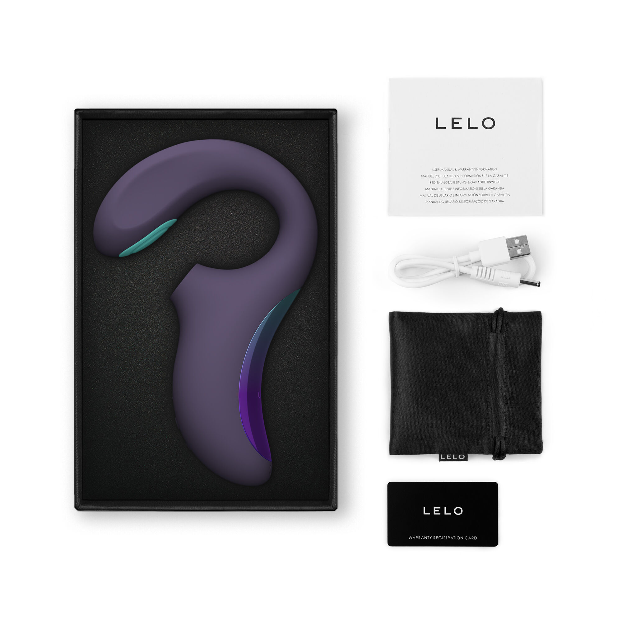 Lelo Enigma Double Sonic Purple Secret