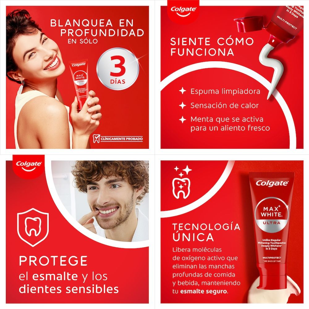 Zobna pasta za beljenje zob Max White Ultra Multiprotect Zobne paste in zobne paste