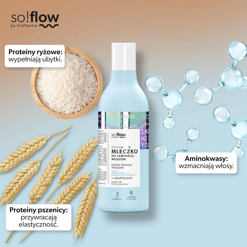 So!Flow Proteinowe Mleczko do laminowania włosów