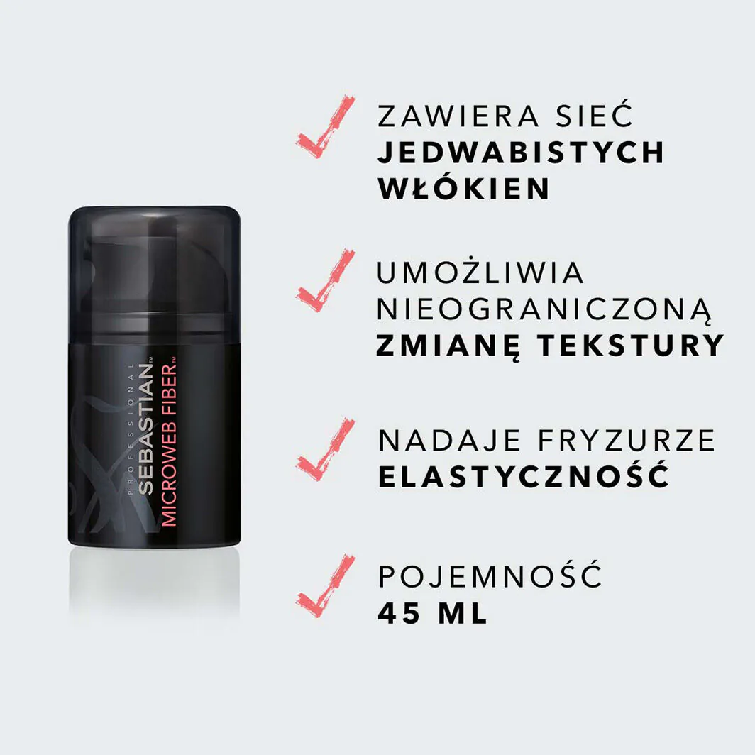 Sebastian Microweb Fiber Włóknista Guma modelująca 45 ml