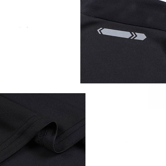 Men's 3-Piece Sportswear Set: T-Shirt, Shorts, and Leggings for Running and Fitness - Black and Green