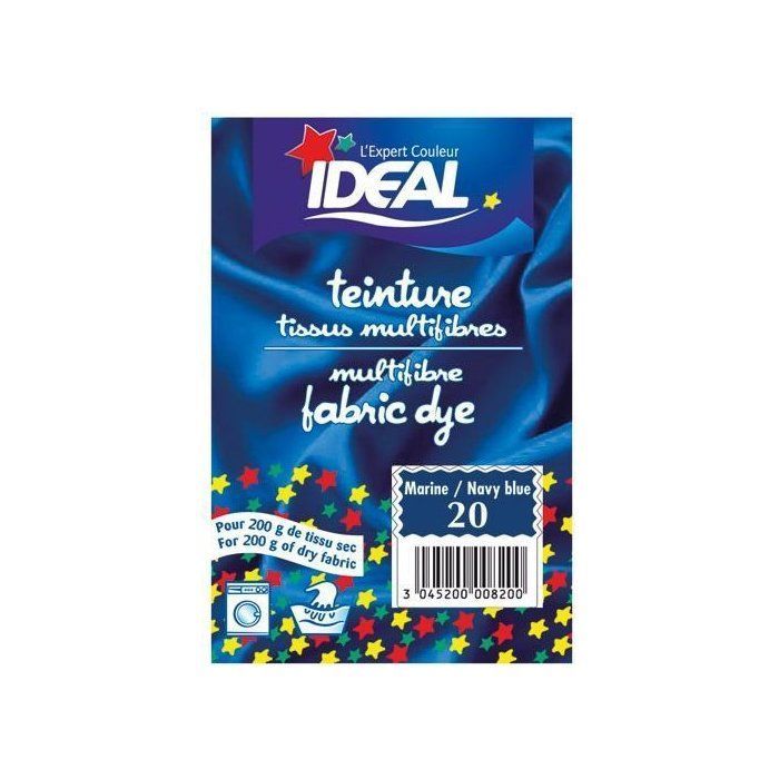 Tinta para tecido multifibras - 15g - azul marinho