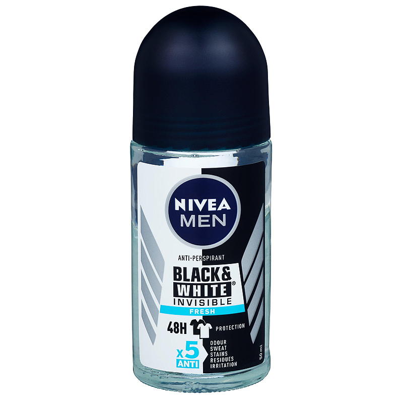 Nivea Roll-on 50 ml B&W Fresh Men