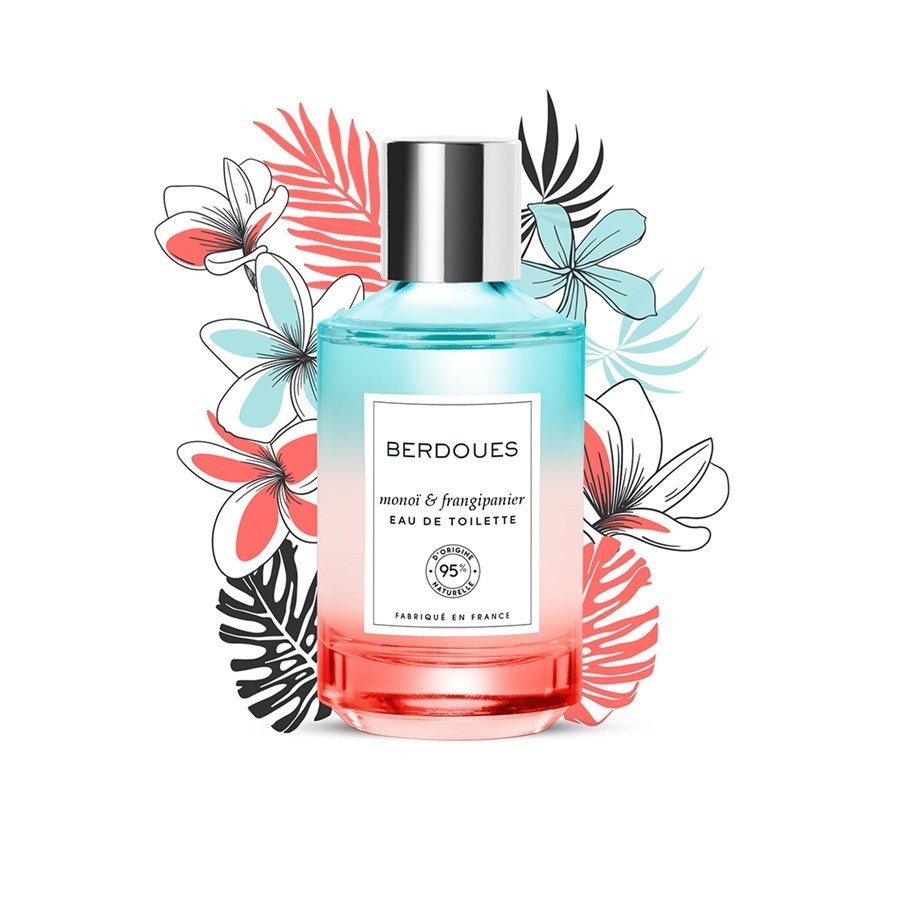 Berdoues kvepalai Eau de Toilette 95% Organic Monoi & Frangipani – 100 ml