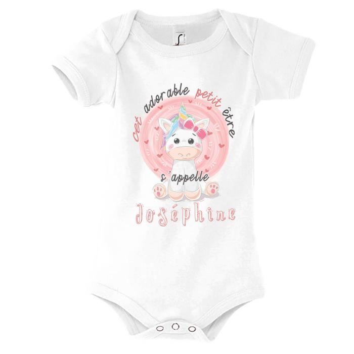 Body - Josephine - Branco - Algodão - Bebê Menina