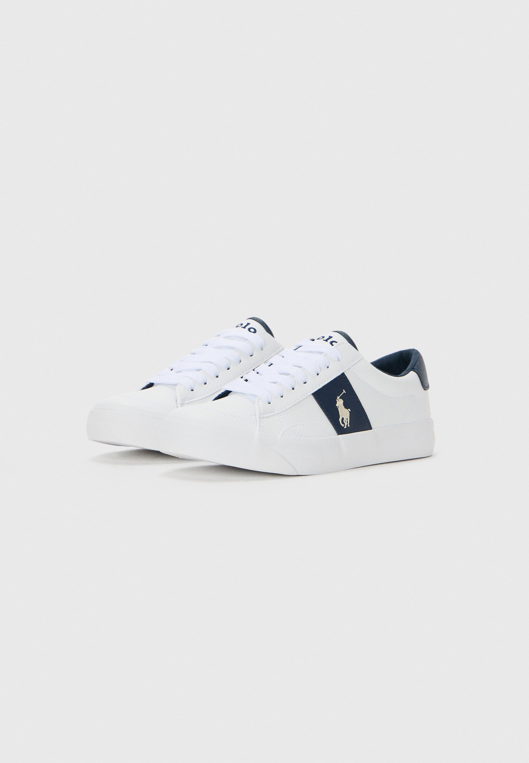 Polo Ralph Lauren RYLEY UNISEX - Sneakers - wit/marineblauw