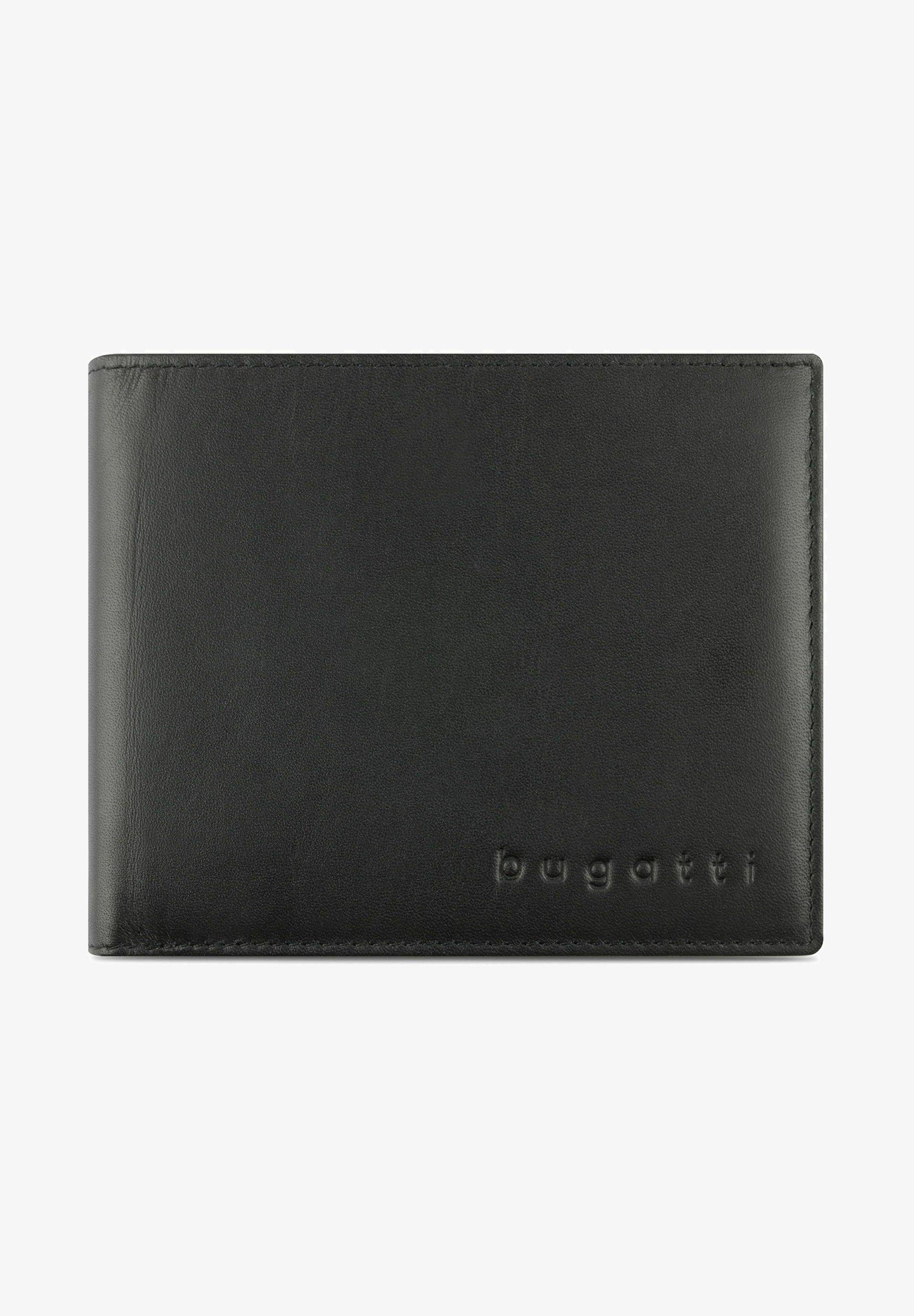 bugatti SUPER SLIM GELD RFID SCHUTZ 9 CM - Peněženka - schwarz