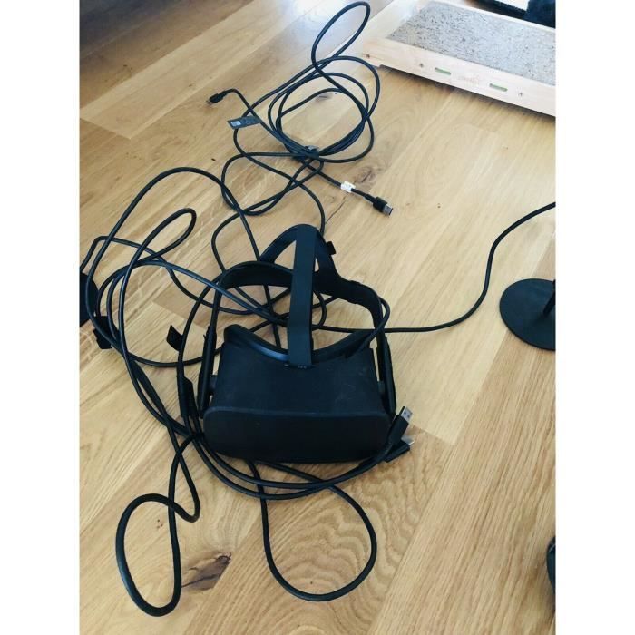 Oculus Rift VR headset, virtual reality, 2 controllers, 2 sensors. Tested and working.