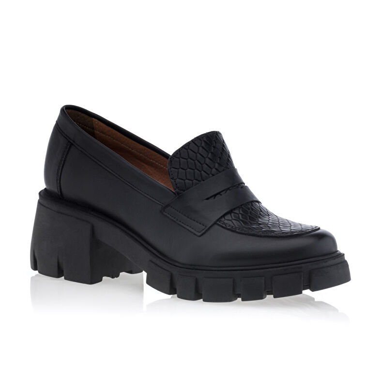 Mocassini/scarpe da barca neri da donna