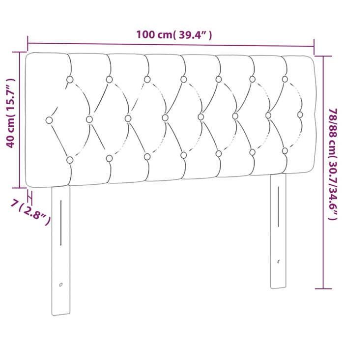cabecero LED vidaXL para dormitorio, mueble individual, accesorio para cama individual, cabecero de cama interior, gris claro 3121938