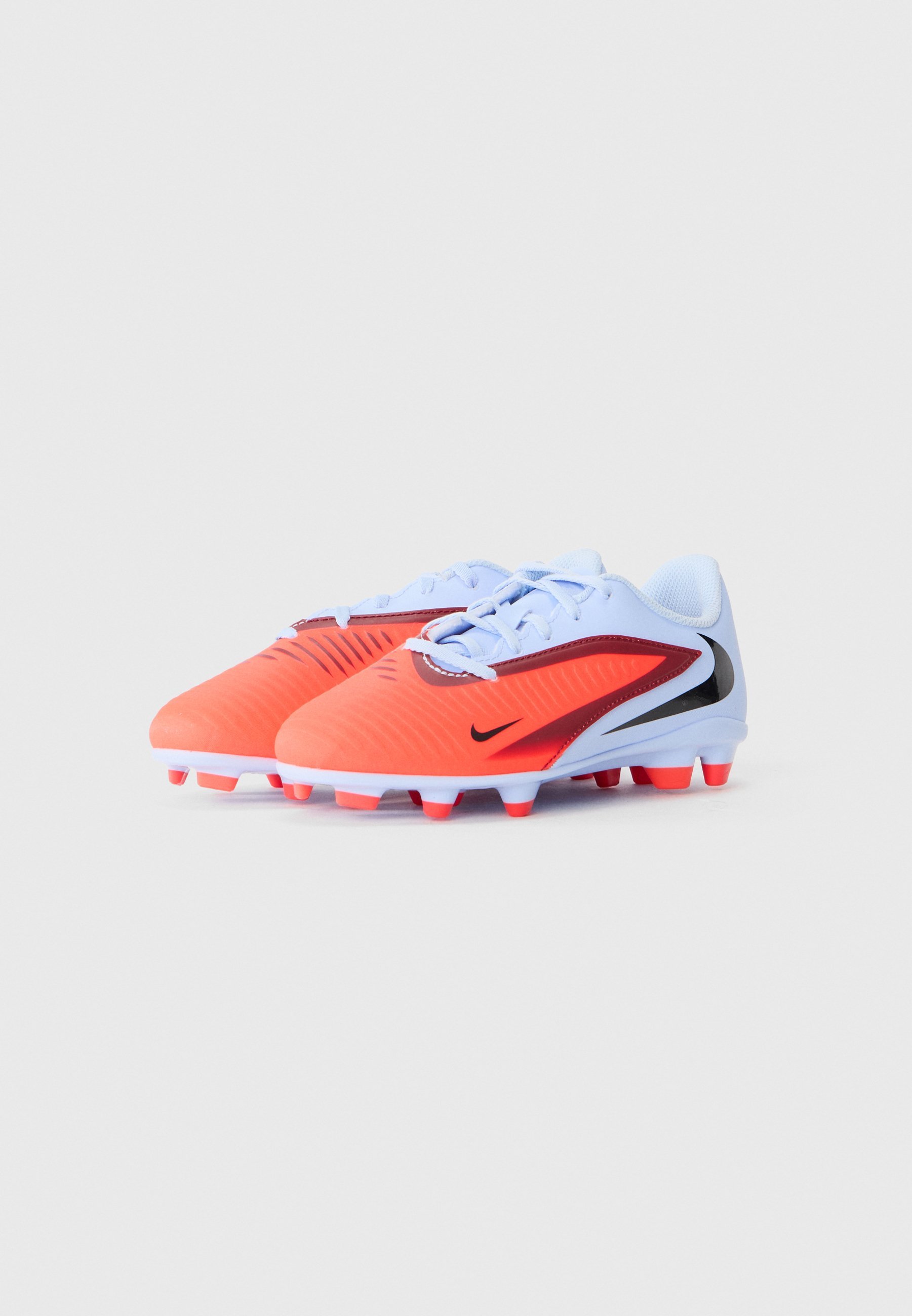 Chaussures de football Nike Performance PHANTOM 6 LOW UNISEXE - Terrain ferme - Bleu roi/Cramoisi/Noir