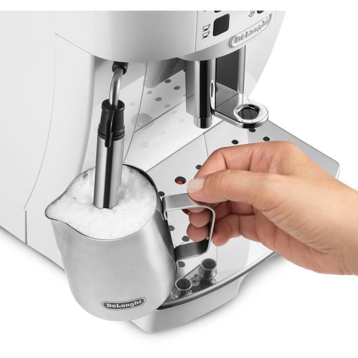 Cafetera espresso De'Longhi Magnifica S con molinillo incorporado - ECAM22.110.W - 4 recetas - Blanca