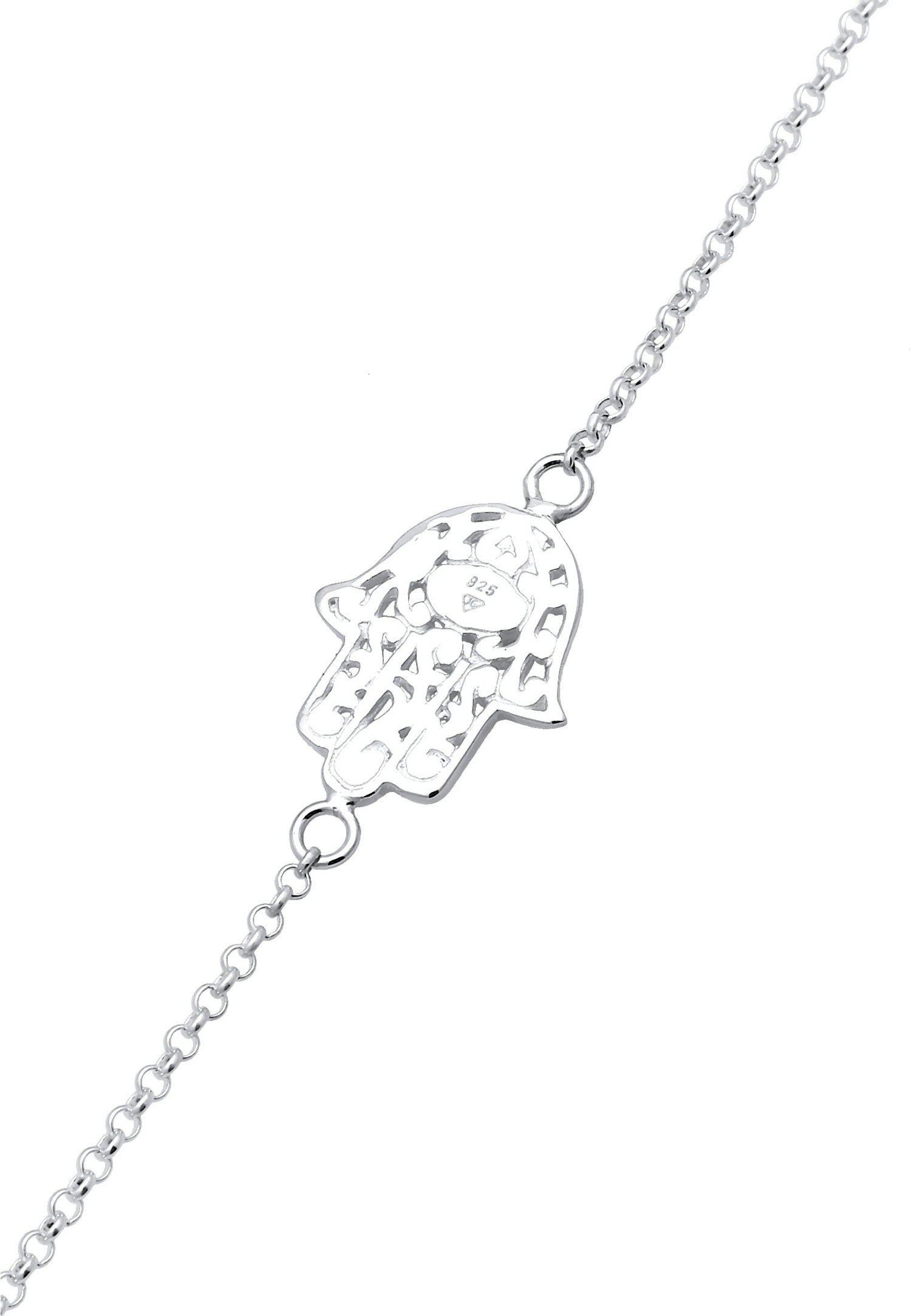 Nenalina Femmes main de Fatima bracelets de protection en argent sterling 925 bracelet longueur 18 cm + 3 cm d'extension, 331093-000