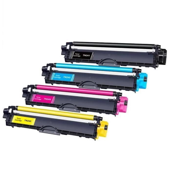 TN241 Cartouches de Toner GPC IMAGE 4 Pack Compatibles pour Brother TN241 TN245 pour DCP-9015CDW DCP-9017CDW DCP-9020CDW Serie