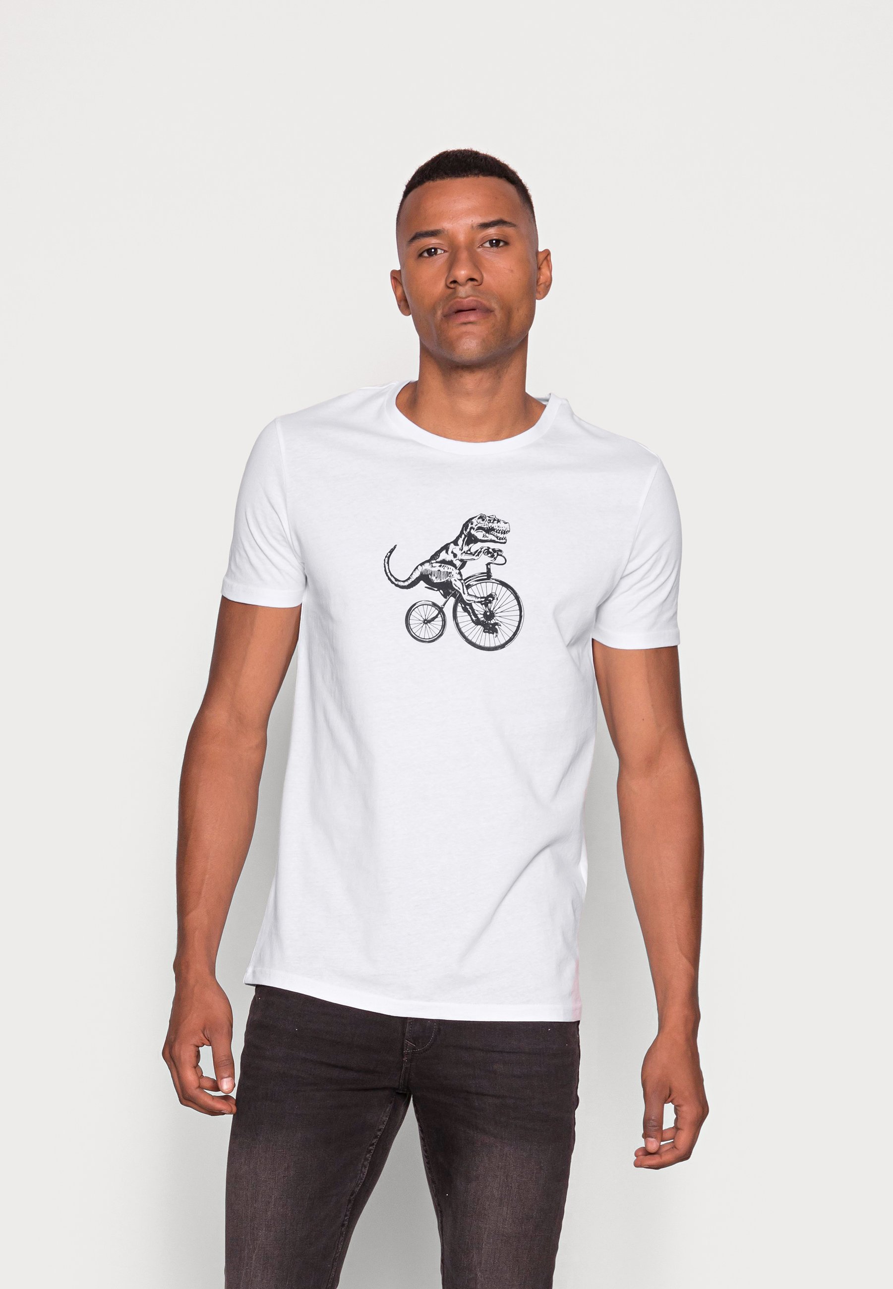 Pier One Print T-shirt - wit