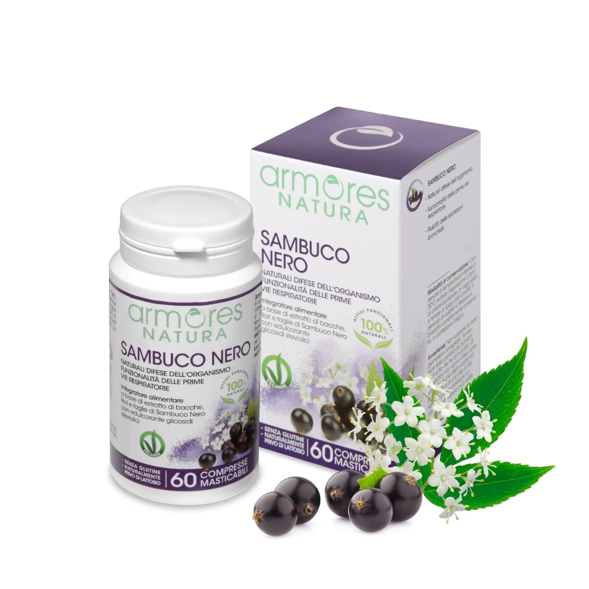 ARMORES Armores Natura Black sin 60 tabletas