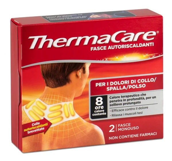 THERMACARE Thermacare Nek- en Schouderarmband, 2 stuks, therapeutische warmte