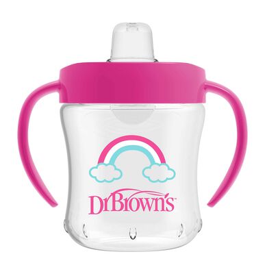 Dr. Brown's 6M pereinamojo laikotarpio puodelis 180 ml