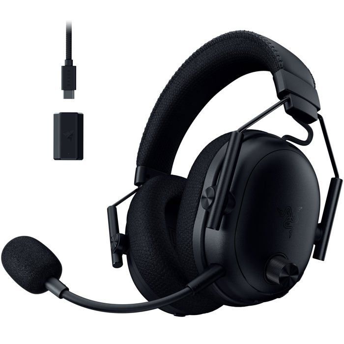Casque Gaming Sans Fil - Razer - BlackShark V3 Pro - ANC - Haut-parleurs 50mm - Micro Amovible - Noir
