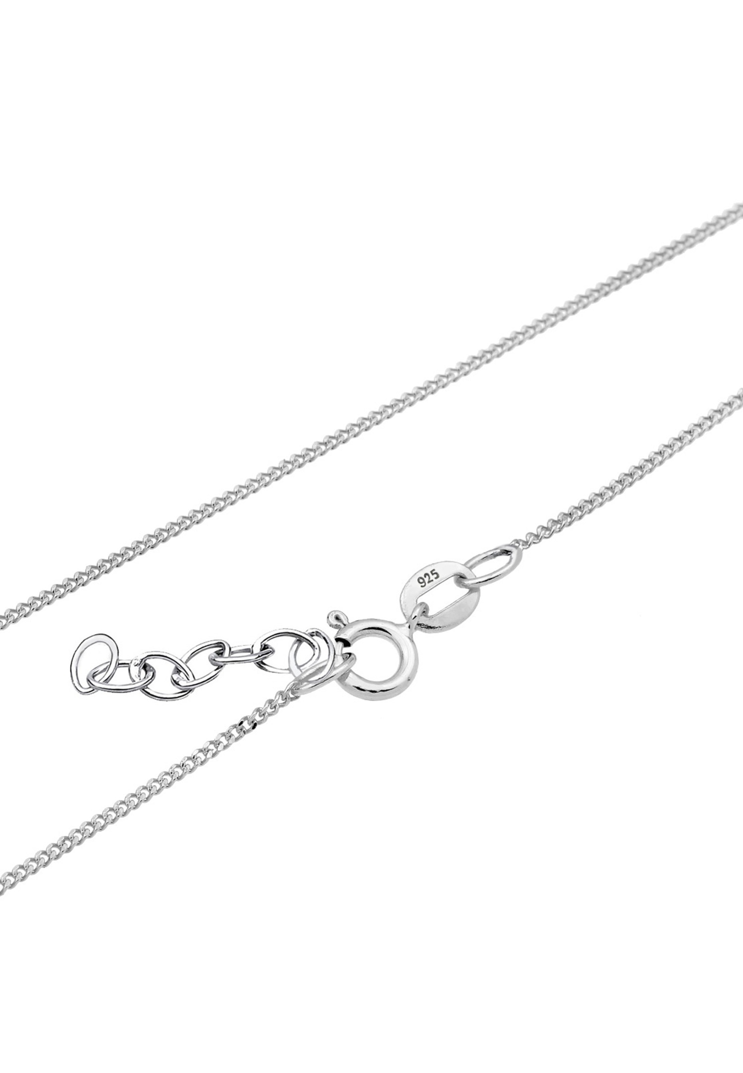 Elli Cerise Pendentif avec Cristaux Mignon Collier Enfants - (925/1000) Argent