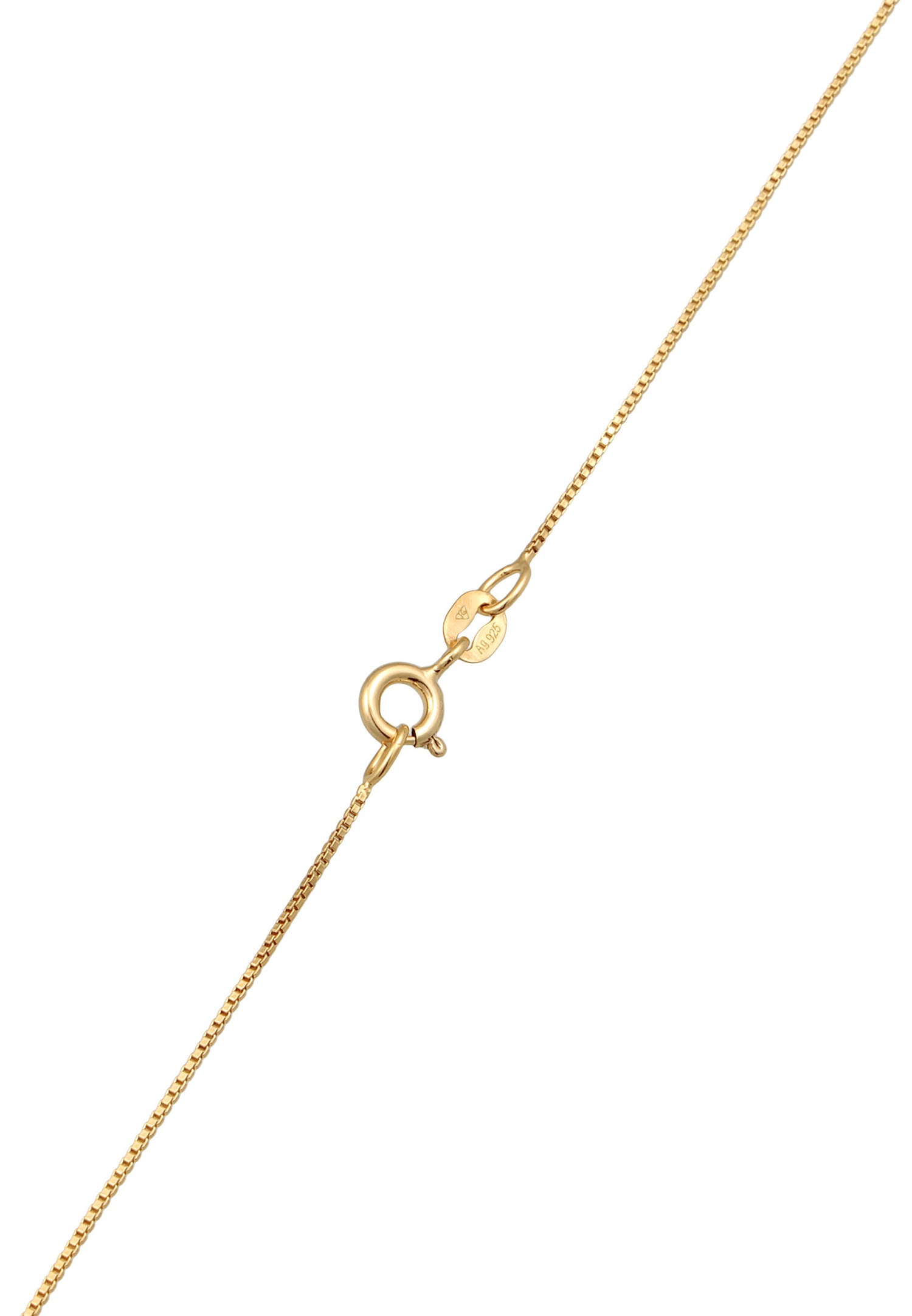 Elli Femmes Plaquette Pendentif Rond avec cristaux en Argent Sterling 925