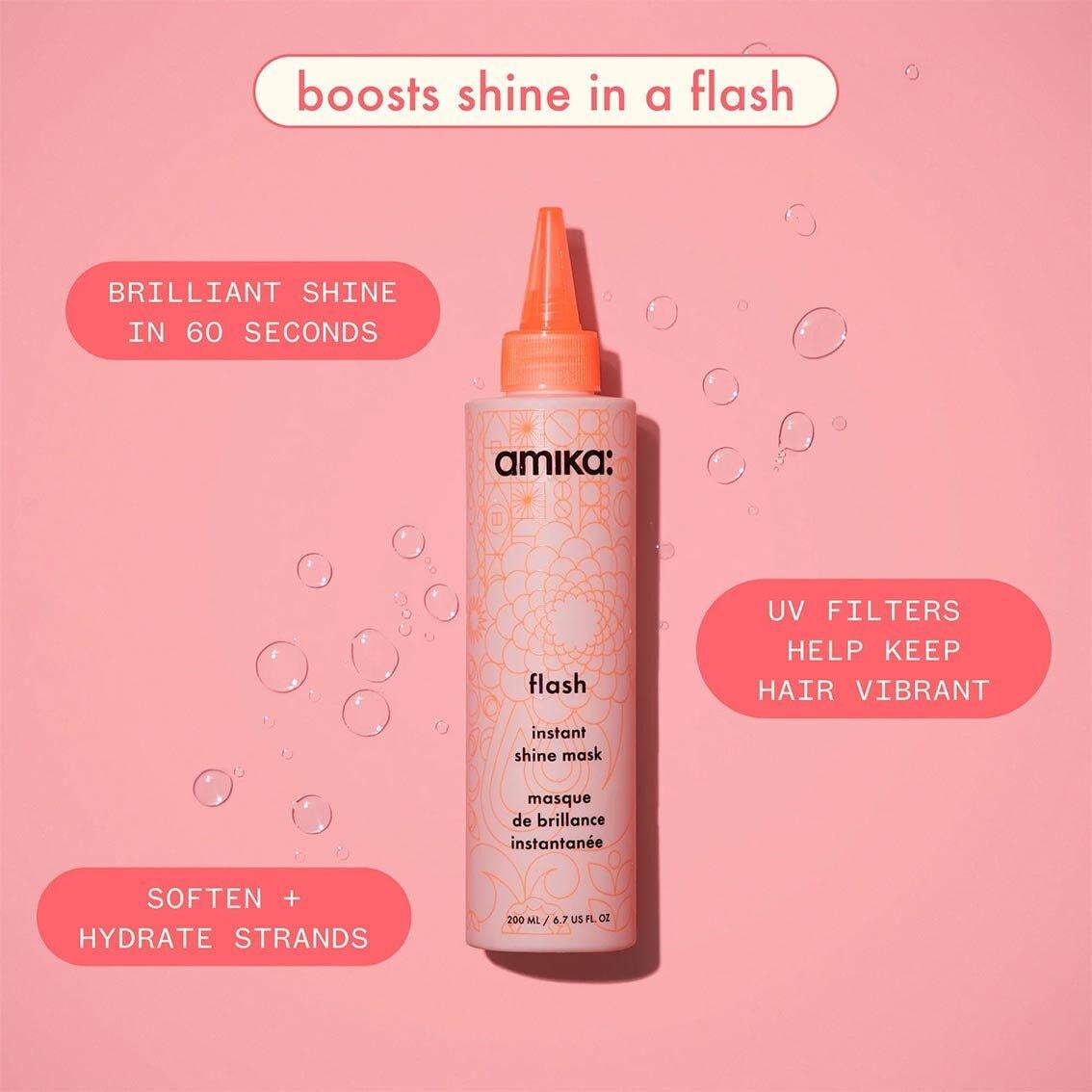 Amika Hair Treatment FLASH maska za takojšen sijaj - 200 ml