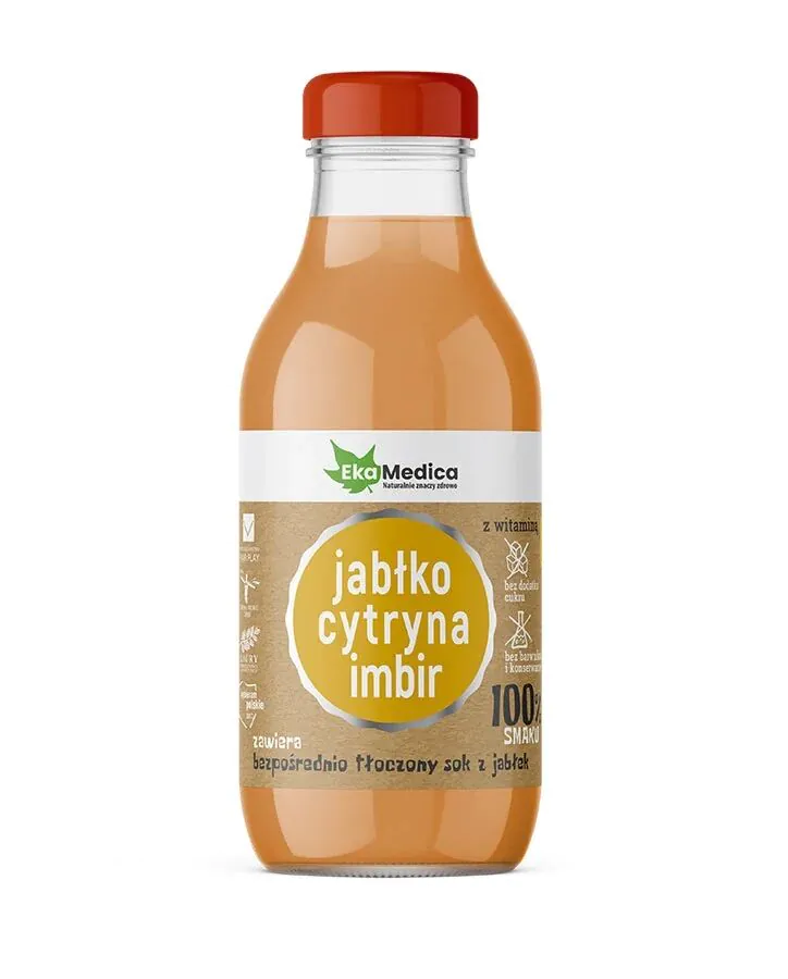 Ekamedica Jabłko Cytryna Imbir Płyn 300 ml