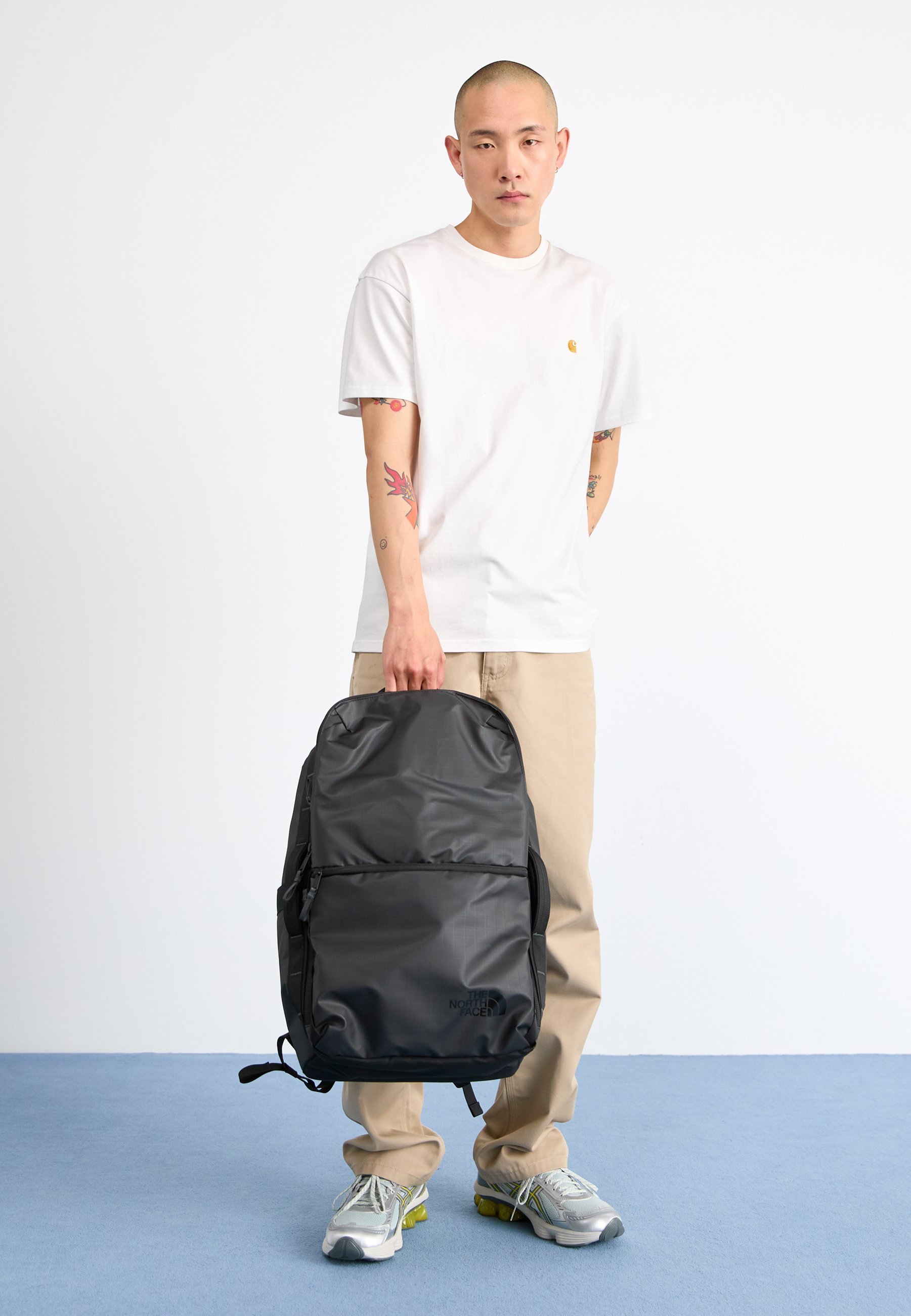 The North Face BASE CAMP VOYAGER TRAVEL PACK - Rugzak - zwart/asfaltgrijs