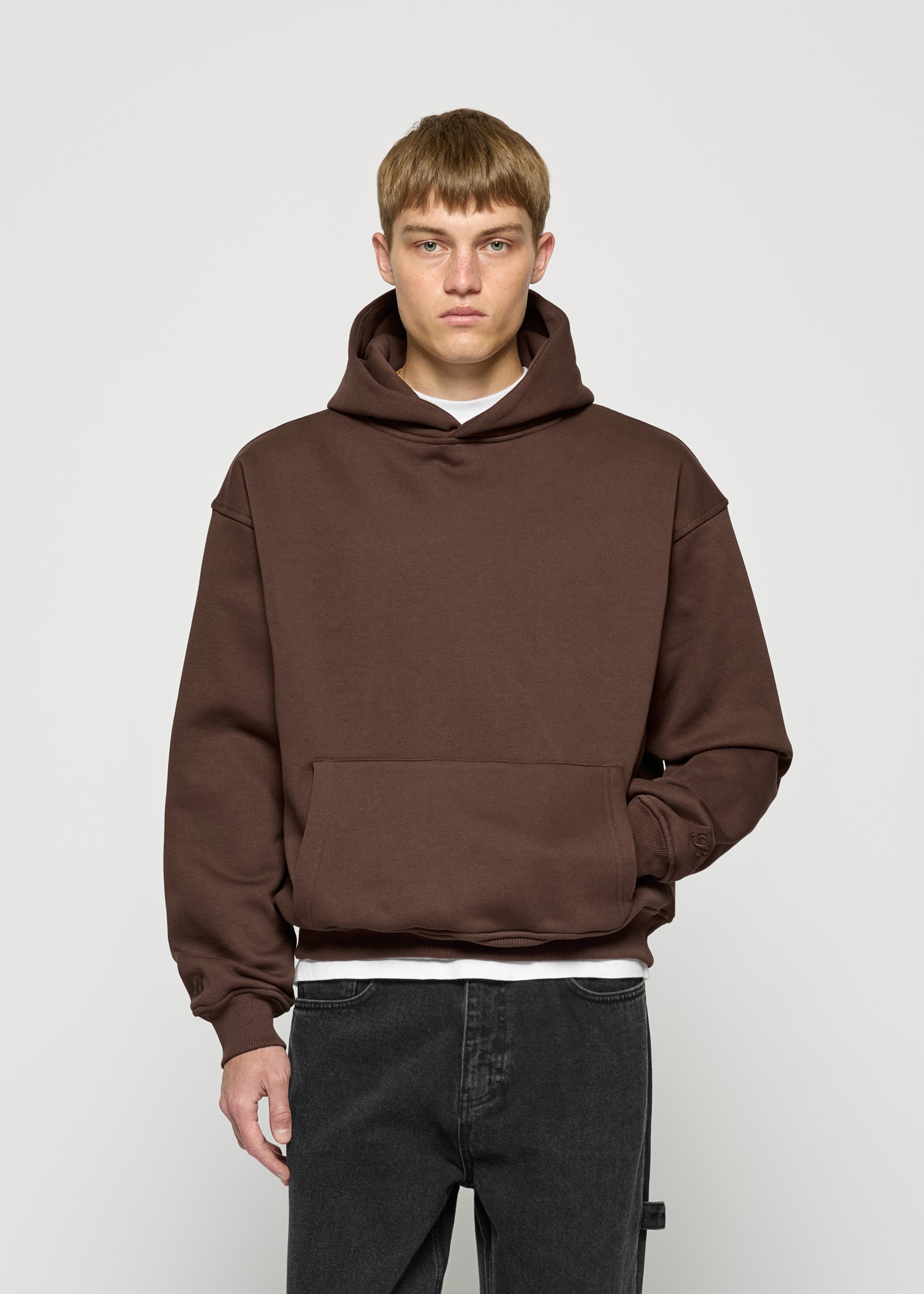 Burocs BASIC - Hoodie - chocoladebruin