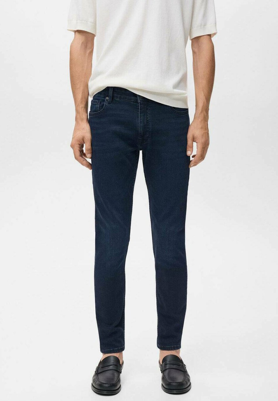 Mango Slim fit -farkut - tummansininen