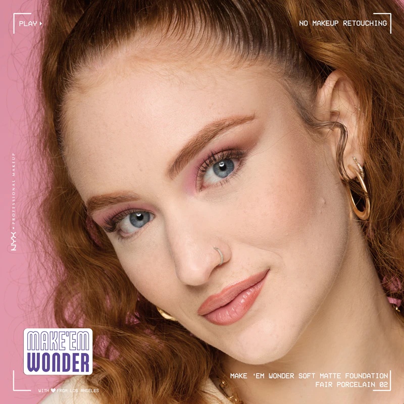 NYX Professional Makeup Make 'Em Wonder Light matinį atspalvį suteikiantis makiažo pagrindas
