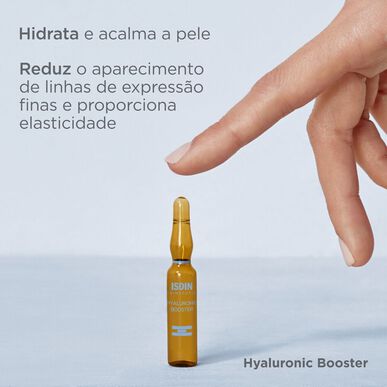 Isdinceutics Prevent Hyaluronic Booster Serum, intenzivni vlažilni in pomirjujoči serum, 10 ampul.
