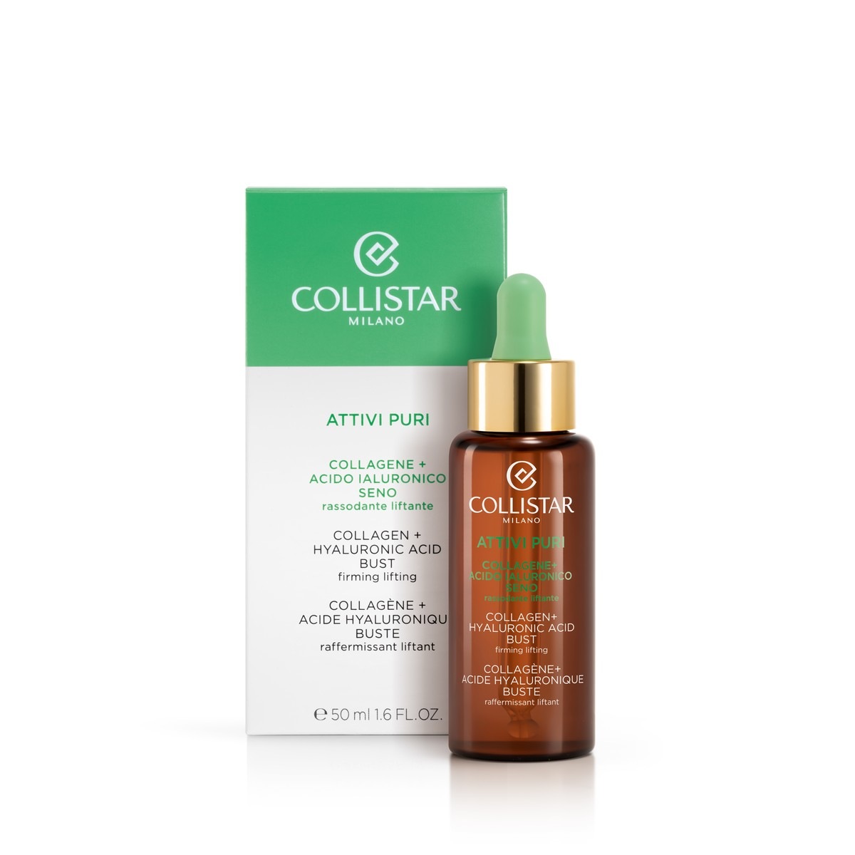 Collistar ATTIVI PURI COLLAGENE + ACIDE HYALURONIQUE BUSTE