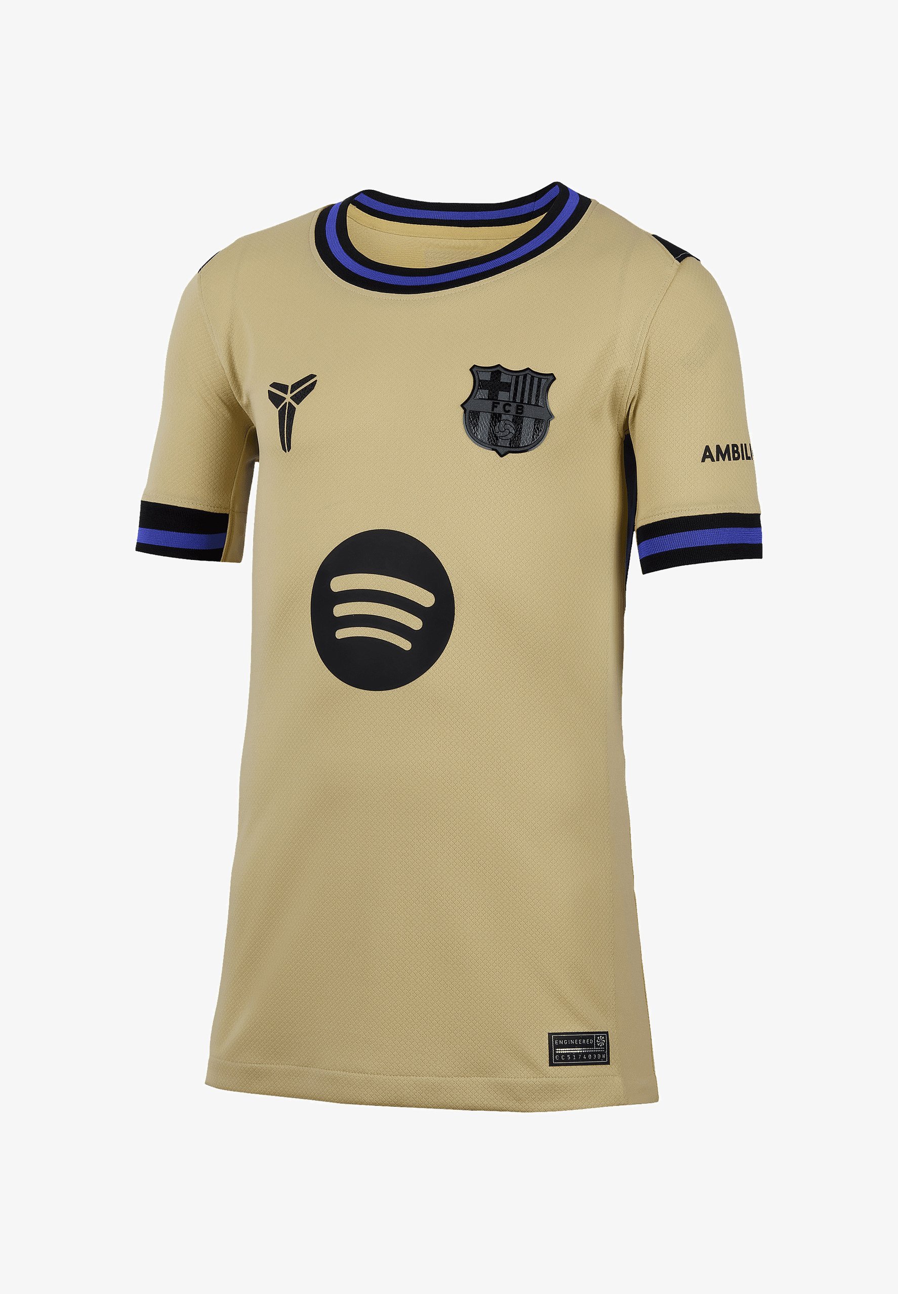 Nike Performance FCB - Clubkleding - teamgoud/teamgoud/Perzisch violet/zwart