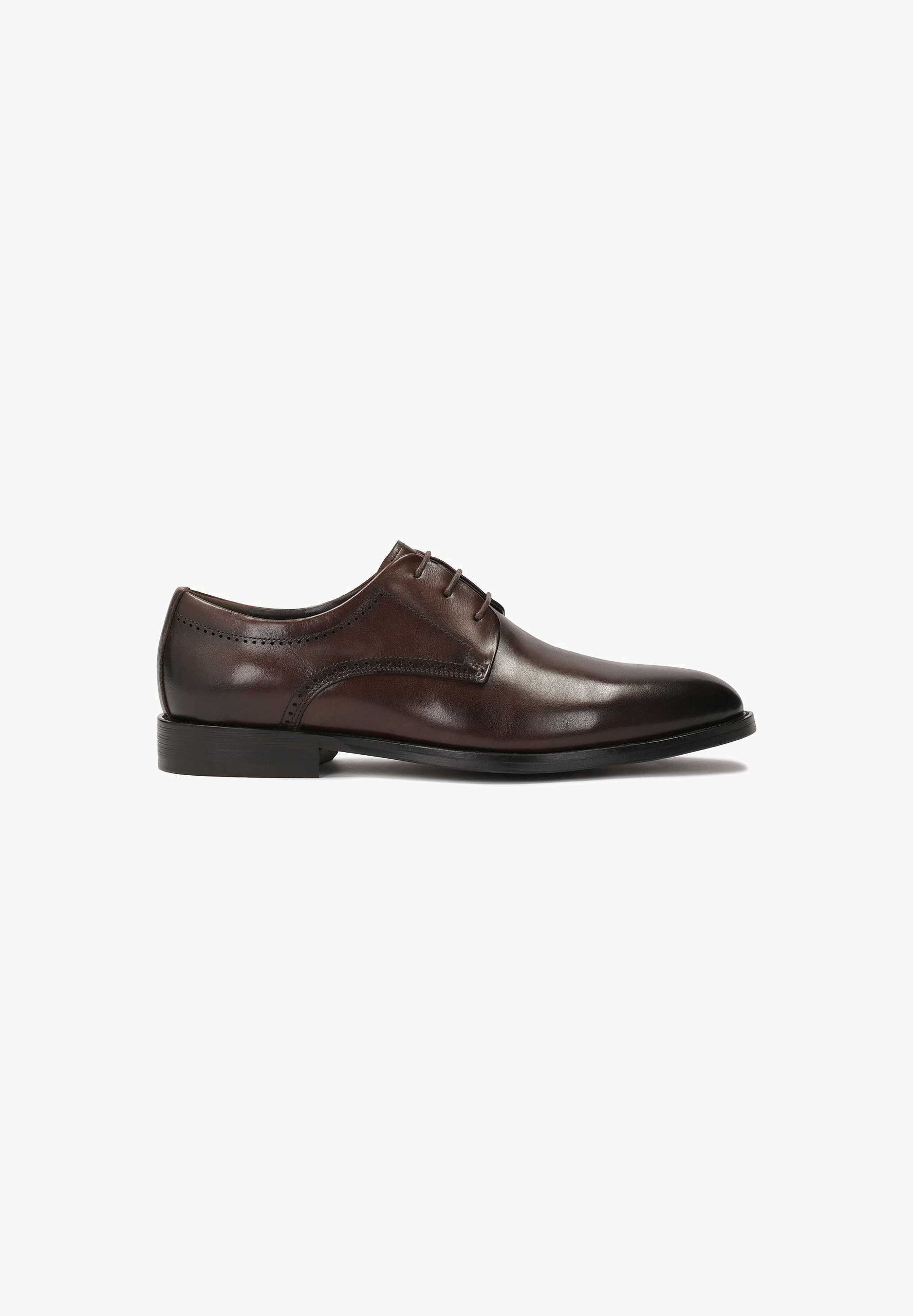 Kazar AUTHIOS - Slimme veterschoenen - bruin