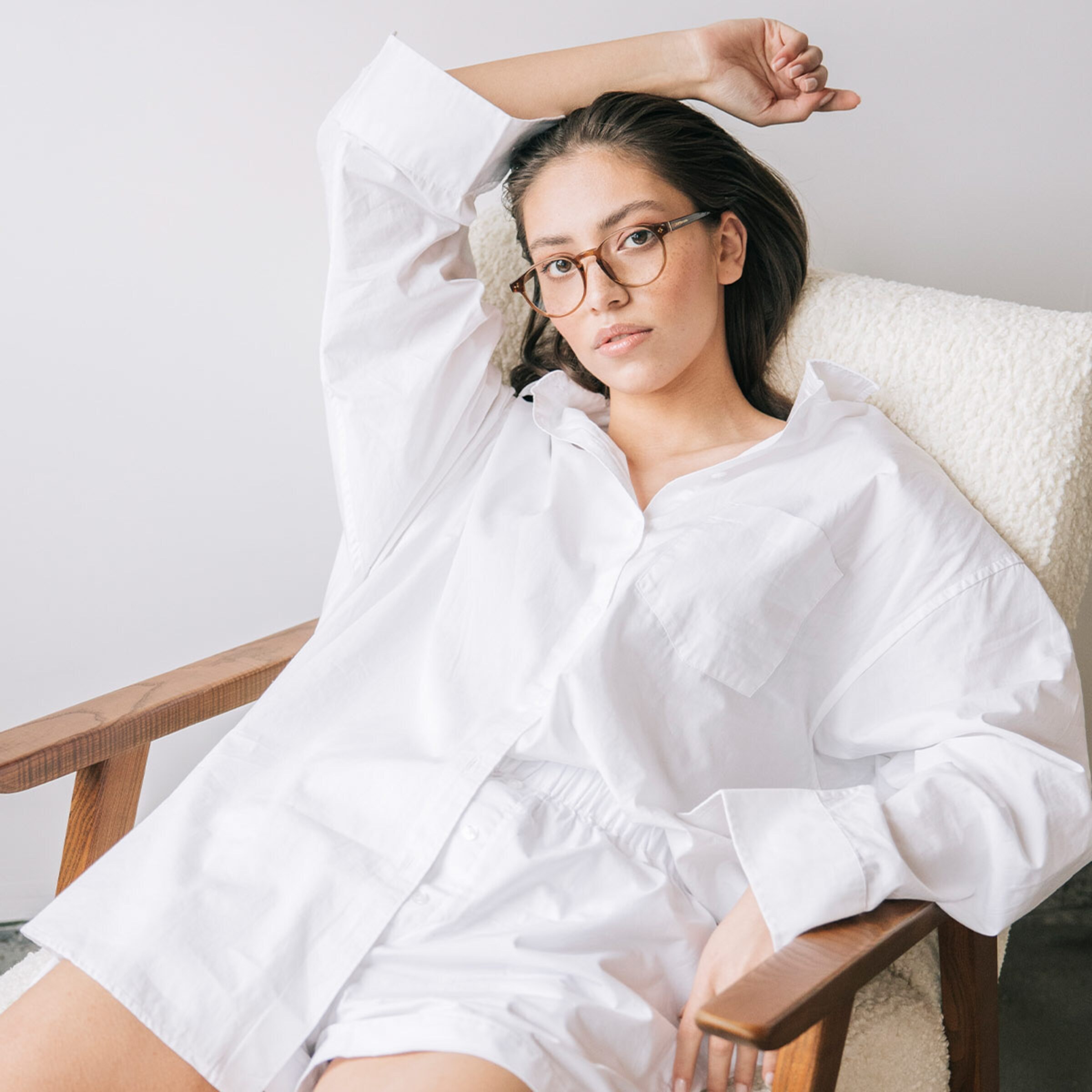 Marais Small Transparent Caramel avec verres correcteurs