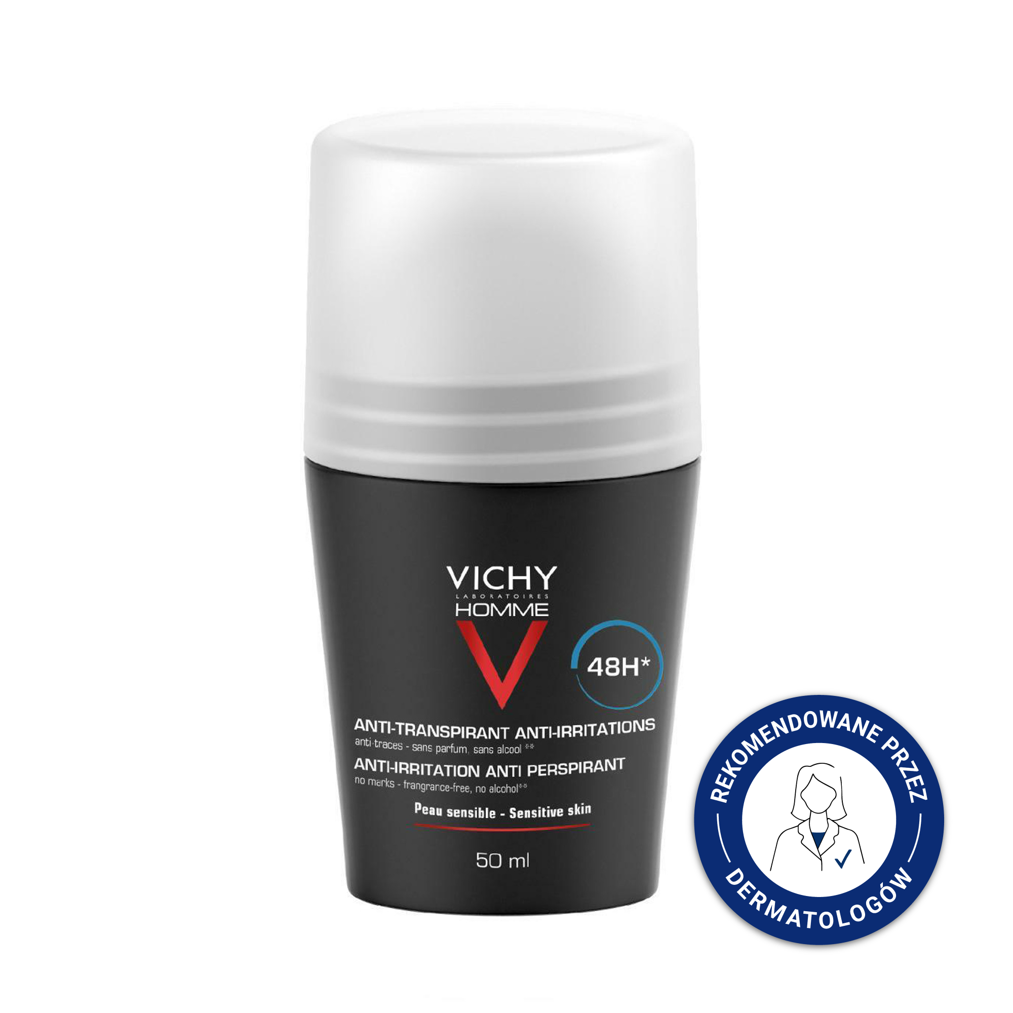 Vichy anti-transpirant met kulce 50ml Homme