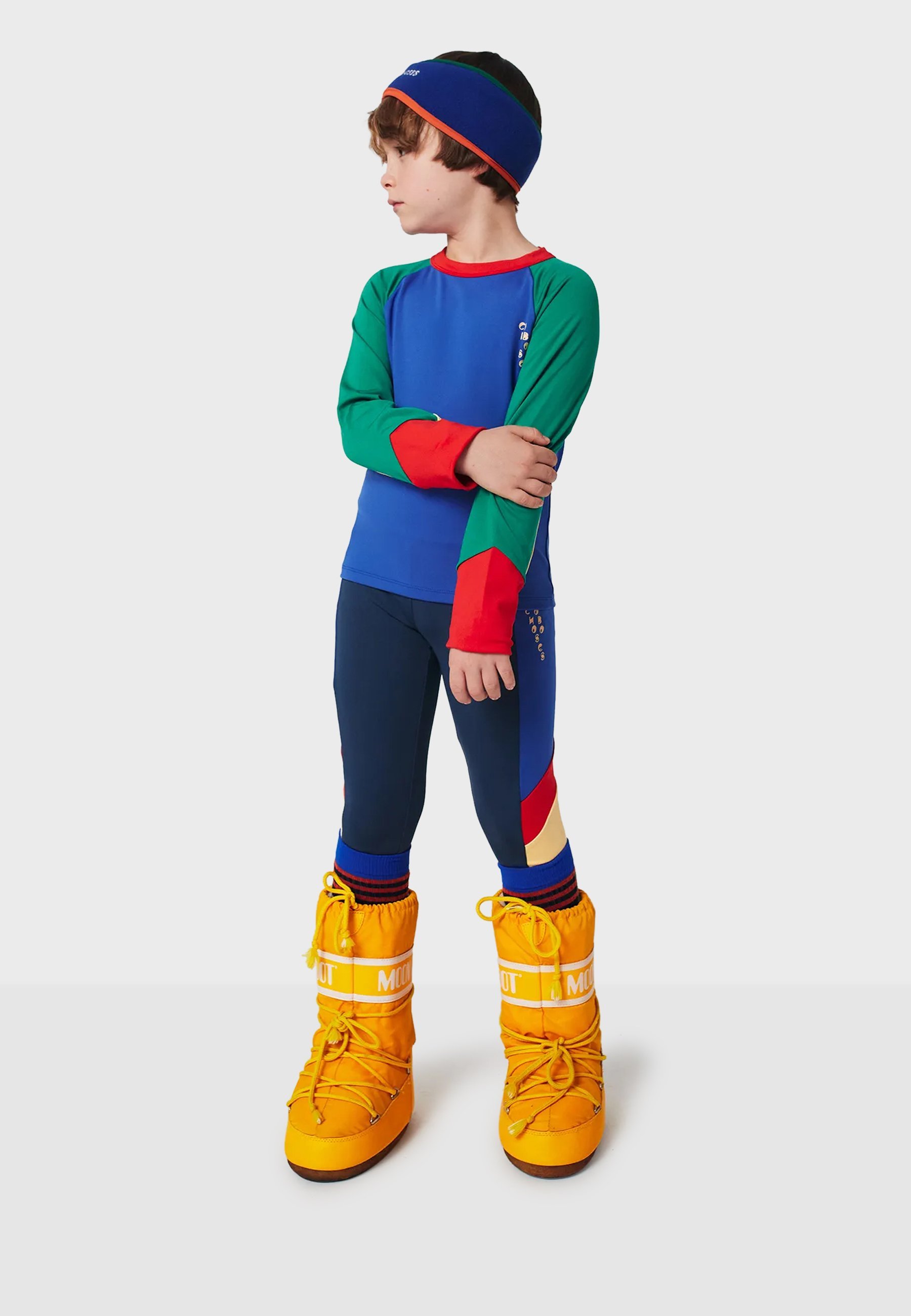 Bobo sceglie BLOCK SPORTY - Leggings - Pantaloni - blu navy