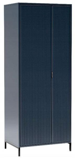 SZAFA 2D wieszak półki nogi metalowe LINK indigo RYFLE