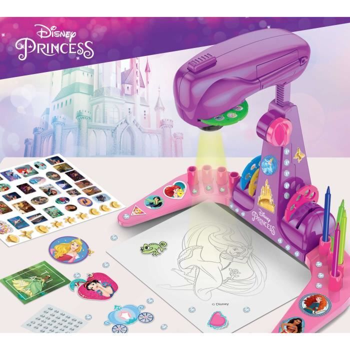 Drawing Projector - LISCIANIGIOCHI - PRINCESSES - Accessories Included, Princess Models