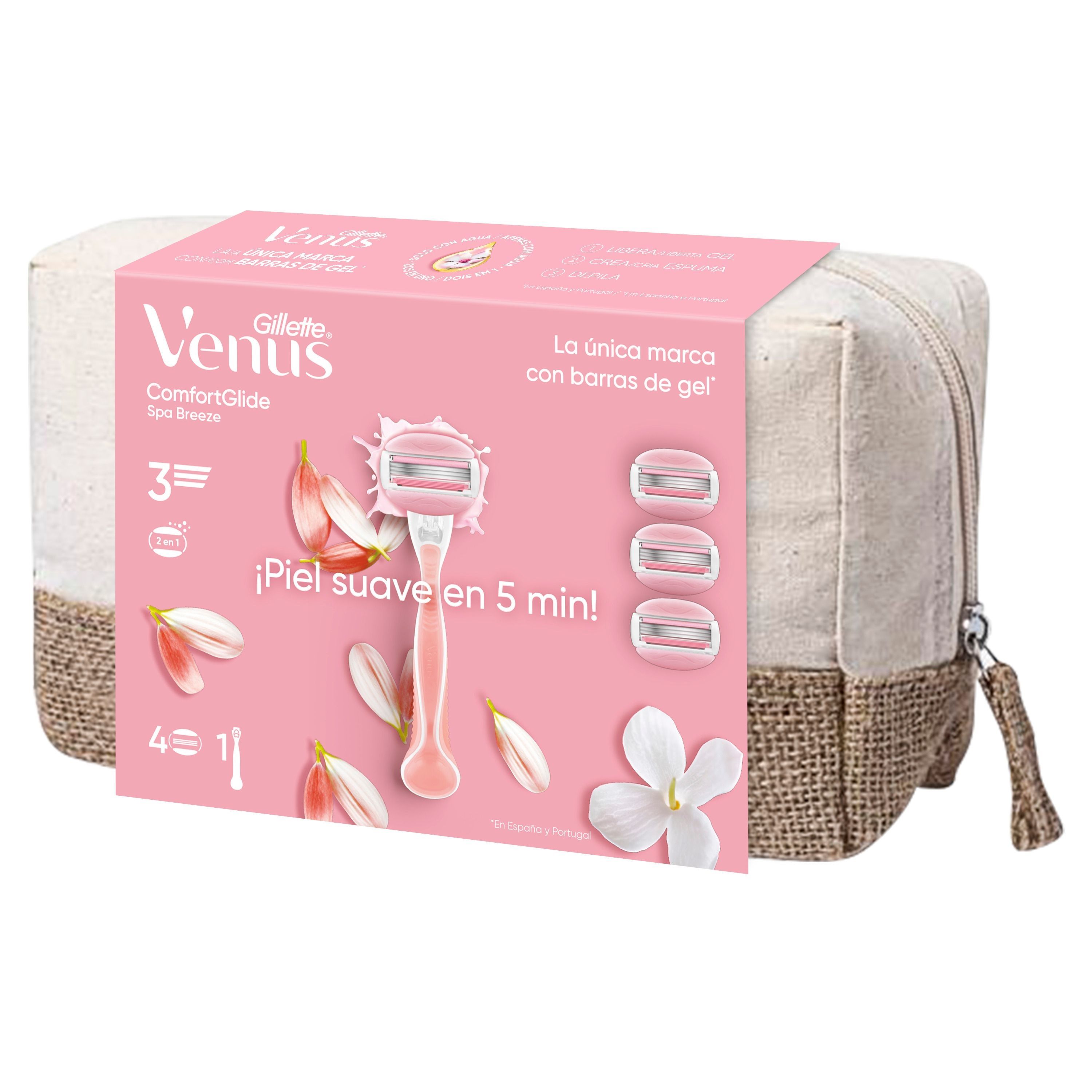 ComfortGlide Spa Breeze vasaras skuvekļu uzpildes komplekts Sieviešu skuvekļi