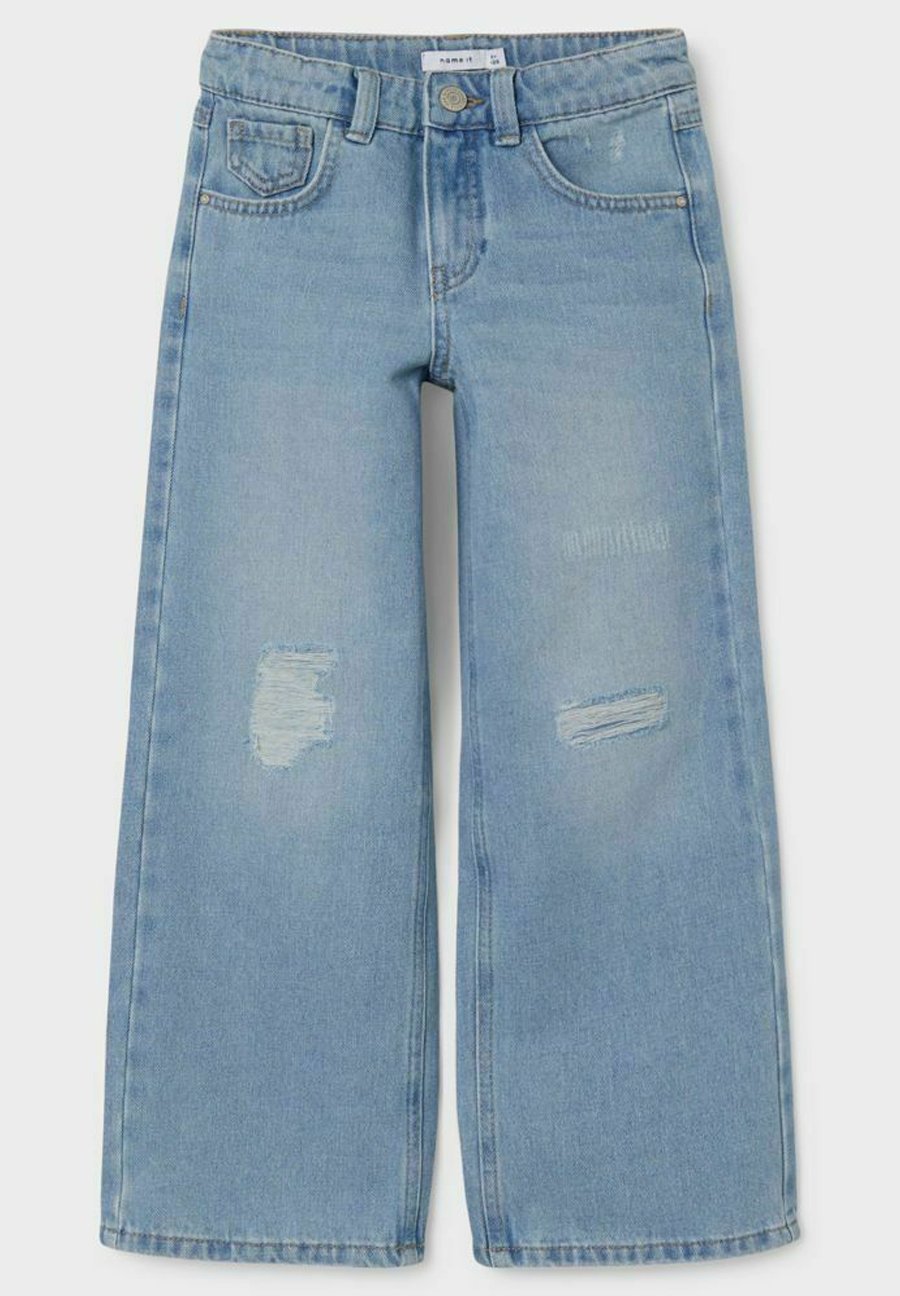 Name it NKFROSE WIDE TE NOOS - Flared Jeans - light blue denim
