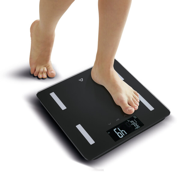 Body fat scale, black