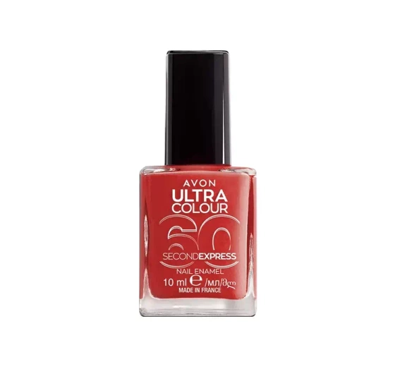 Avon Ultra Colour 60 Second Express szybkoschnący lakier do paznokci Baby Marmalade 10 ml