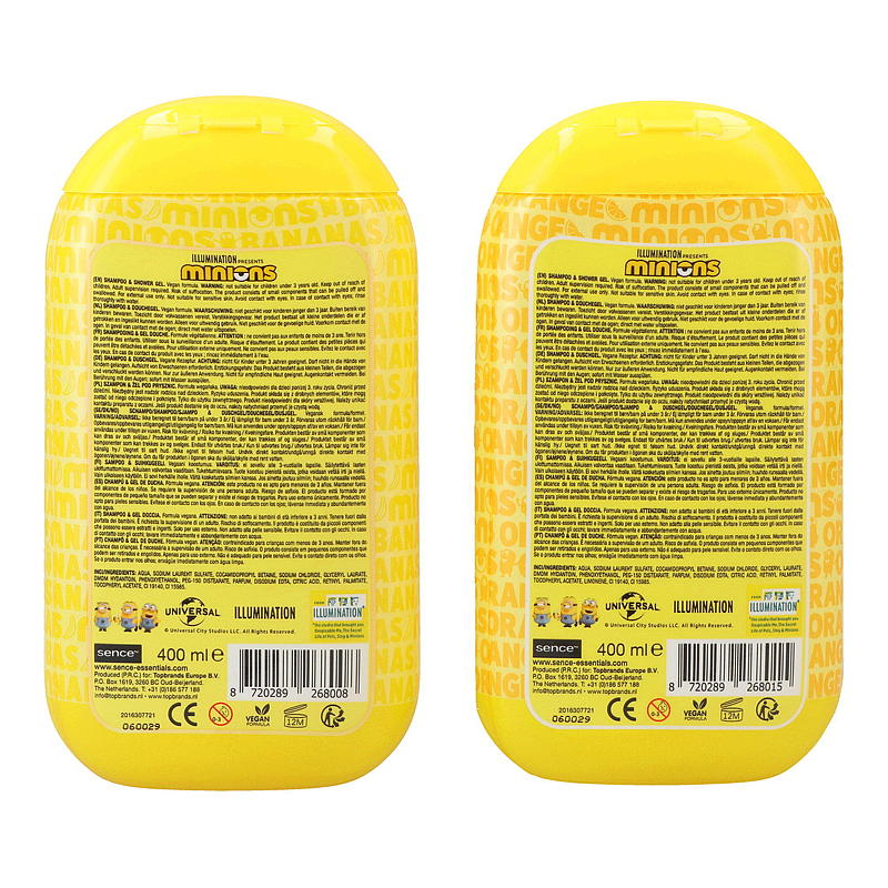 Shampoo e bagnoschiuma 400 l Minions