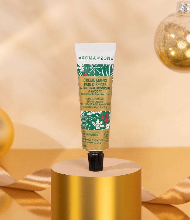 Crème mains Acide hyaluronique & Avocat Bio - Pain d'épices